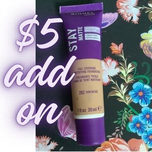 Rimmel London stay matte foundation, sun beige, lightweight mousse